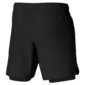 Mizuno Core 7.5 2IN1 Hardloopbroek Kort Zwart Heren