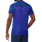 Mizuno DryAeroFlow Graphic Hardloopshirt Korte Mouwen Blauw/Donkerblauw Heren