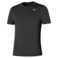Mizuno Impulse Core Hardloopshirt Korte Mouwen Zwart Heren