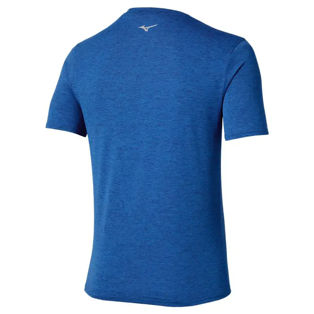 Mizuno Impulse Core Hardloopshirt Korte Mouwen Blauw Heren
