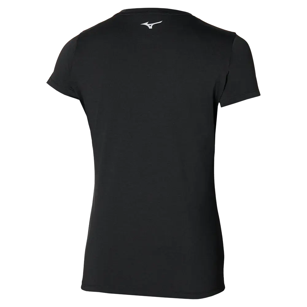 Mizuno Impulse Core Hardloopshirt Korte Mouwen Zwart Dames