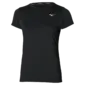 Mizuno Impulse Core Hardloopshirt Korte Mouwen Zwart Dames
