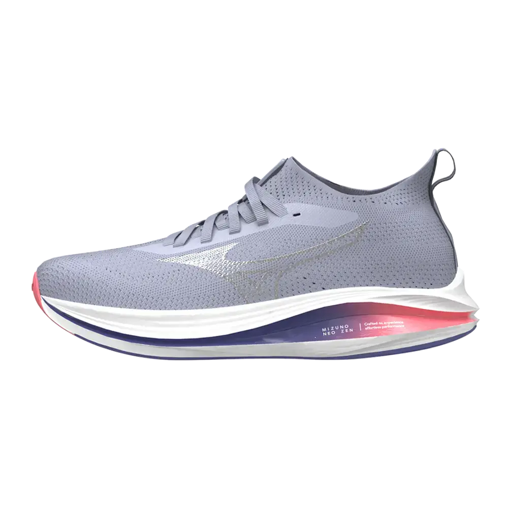 Mizuno Neo Zen WOS Hardloopschoenen Lichtblauw/Zilver/Roze Dames