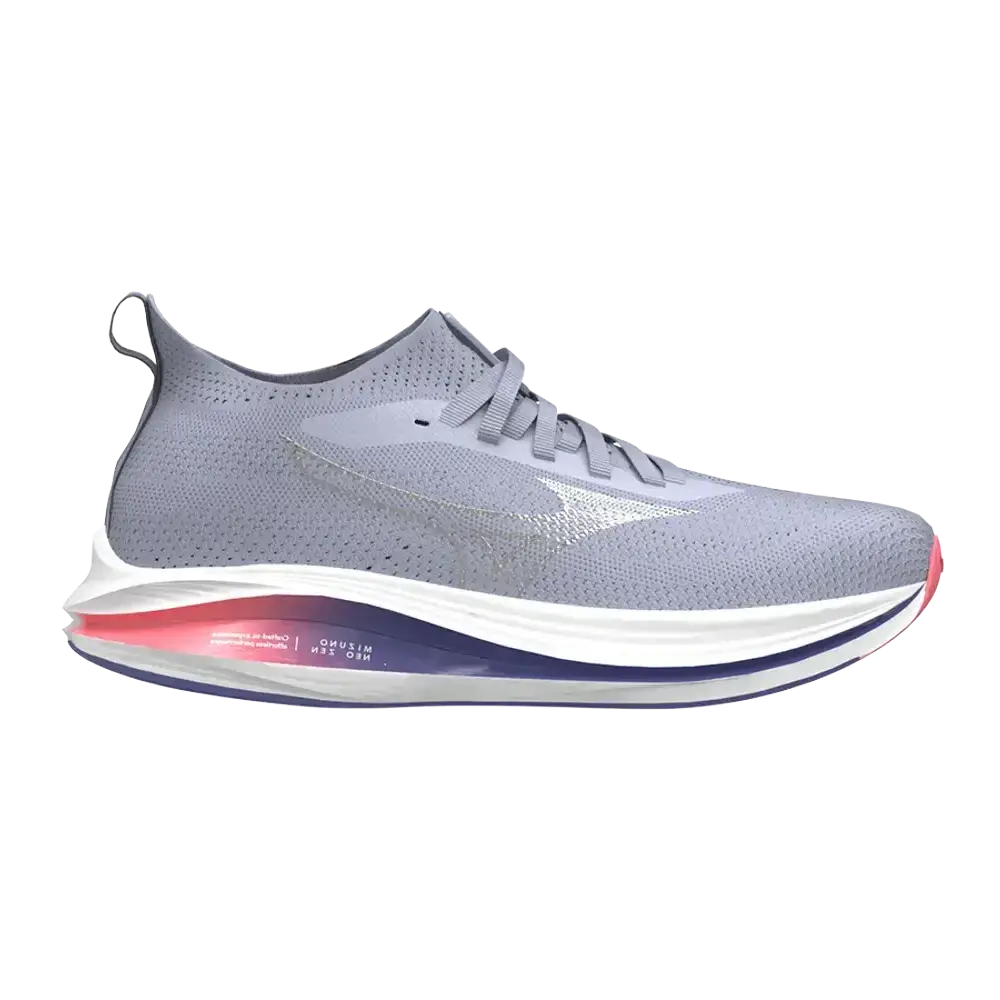 MIZUNO Neo Zen WOS Hardloopschoenen Lichtblauw/Zilver/Roze Dames