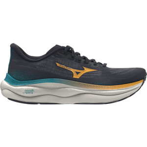 Mizuno Wave Sky 9 Hardloopschoenen Donkerblauw/Oranje/Groen Heren