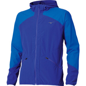 Mizuno Active Alpha Hooded Hardloopjack Blauw Heren
