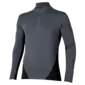 Mizuno Tech Thermal Charge Half Zip Hardloopshirt Lange Mouwen Grijs Heren