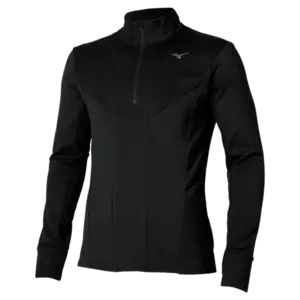 Mizuno Active Warmalite Half Zip Hardloopshirt Lange Mouwen Zwart Heren