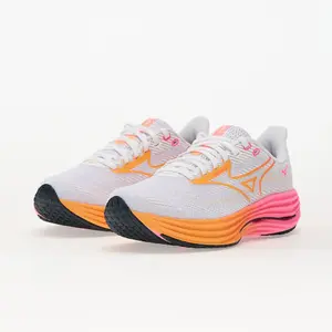 Mizuno Wave Rider 29 Hardloopschoenen Wit/Oranje/Roze Heren