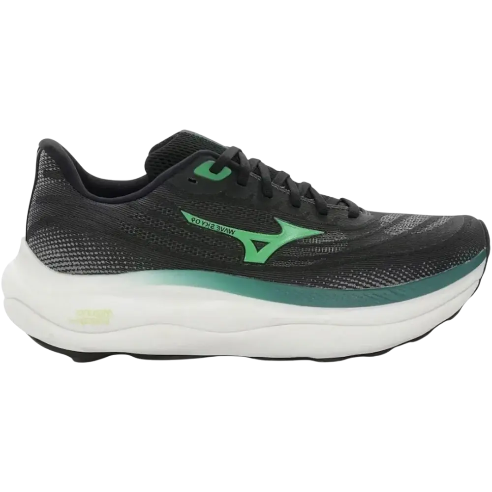 MIZUNO Wave Sky 9 Hardloopschoenen Zwart/Groen Heren