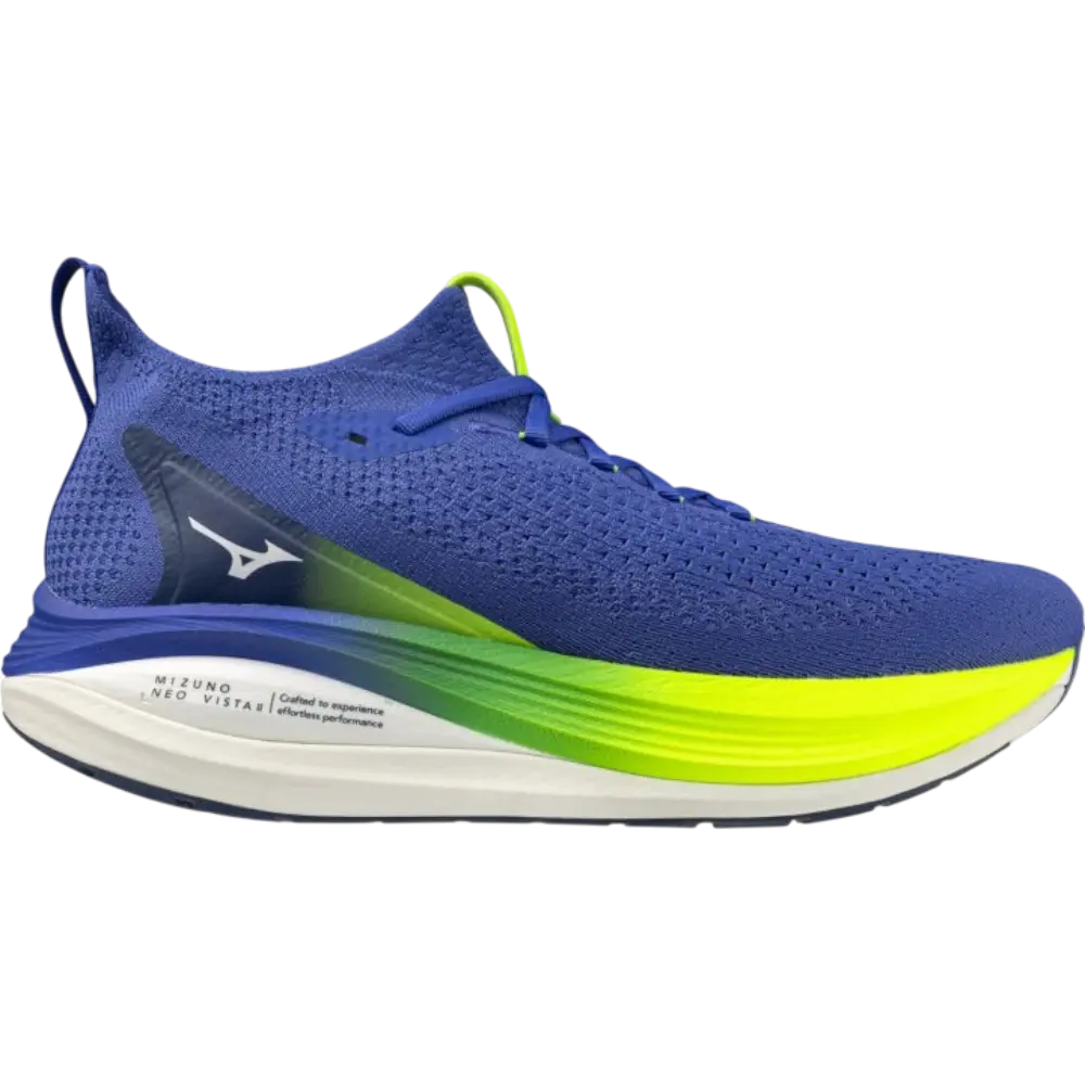 MIZUNO Neo Vista 2 Hardloopschoenen Blauw/Geel/Wit Heren