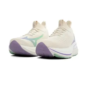 Mizuno Neo Vista 2 WOS Hardloopschoenen Beige/Paars/Groen Dames