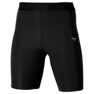 Mizuno Core Impulse Mid Hardloopbroek Kort Zwart Heren