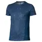 Mizuno DryAeroFlow Graphic Hardloopshirt Korte Mouwen Blauw Heren