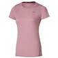 Mizuno Impulse Core Hardloopshirt Korte Mouwen Roze Dames