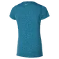 Mizuno Impulse Core Hardloopshirt Korte Mouwen Blauw Dames