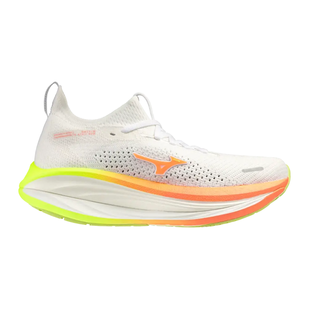 MIZUNO Neo Vista 3 Hardloopschoenen Wit/Oranje/Geel Dames