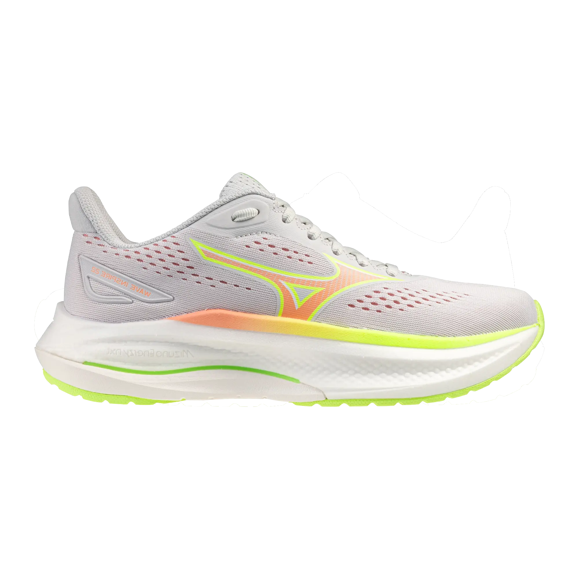 MIZUNO Inspire 22 Hardloopschoenen Wit/Geel/Oranje Dames