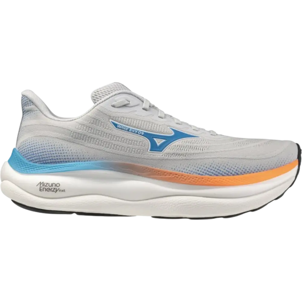 MIZUNO Wave Sky 9 Hardloopschoenen Wit/Blauw/Oranje Heren