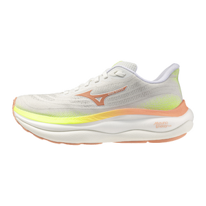 Mizuno Wave Sky 9 Hardloopschoenen Wit/Oranje/Geel Dames