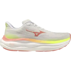 MIZUNO Wave Sky 9 Hardloopschoenen Wit/Oranje/Geel Dames