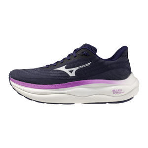 Mizuno Wave Sky 9 Hardloopschoenen Donkerblauw/Wit/Paars Dames