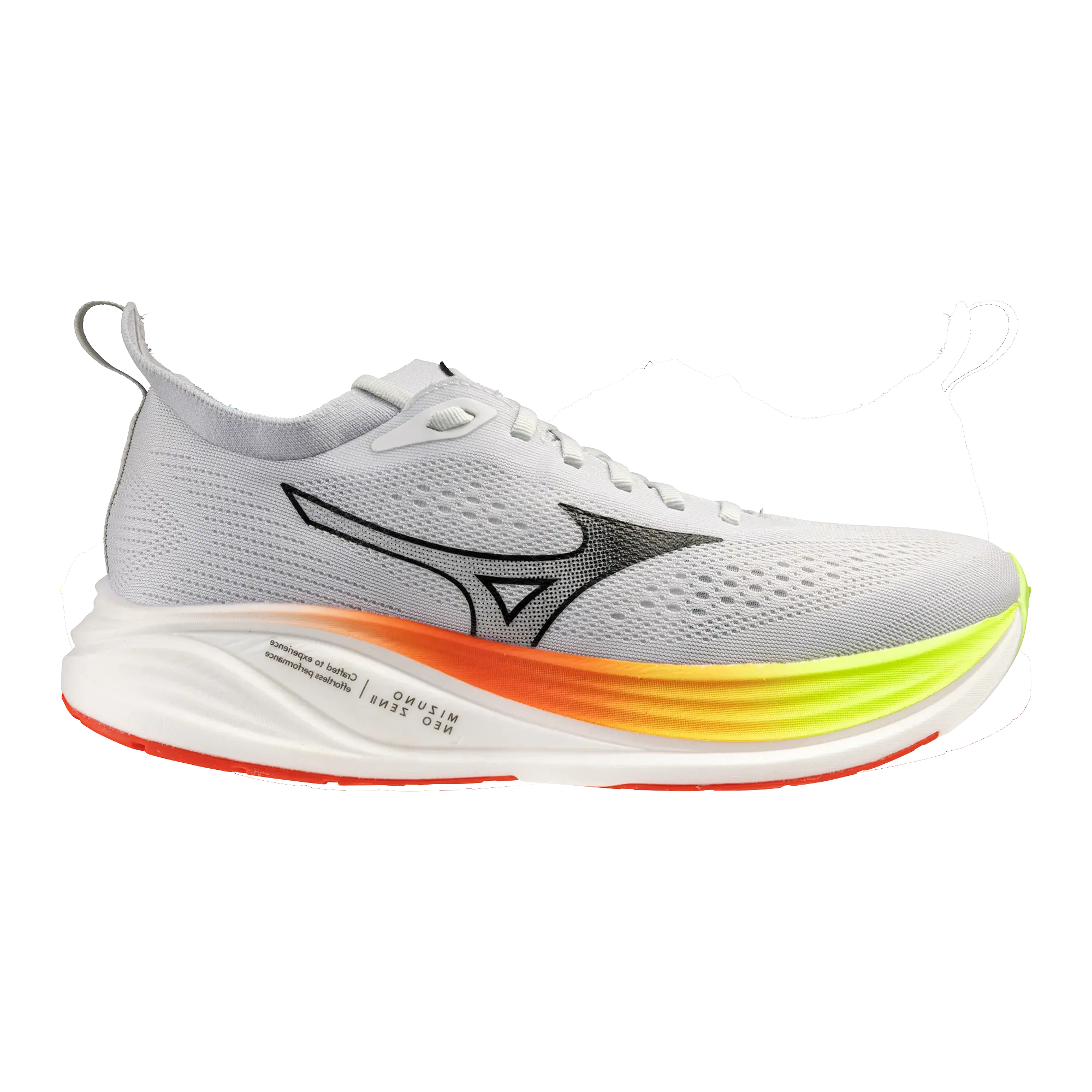 MIZUNO Neo Zen 2 Hardloopschoenen Lichtgrijs/Zwart/Oranje/Geel Heren