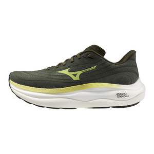 Mizuno Wave Sky 9 Hardloopschoenen Donkergroen/Geel Heren