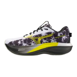 Mizuno Wave Rider 30 Amsterdam Hardloopschoenen Zwart/Wit/Geel Heren