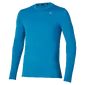 MIZUNO Core Impulse Hardloopshirt Lange Mouwen Blauw Heren — afbeelding 1