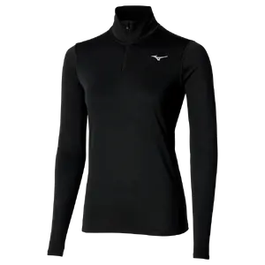 MIZUNO Core Impulse HZ Hardloopshirt Lange Mouwen Zwart Dames