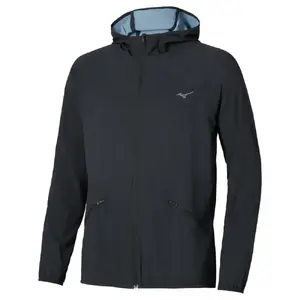 Mizuno Active Alpha Hooded Hardloopjack Zwart Heren