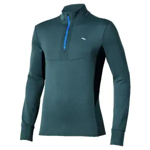 MIZUNO Active Warmalite HZ Hardloopshirt Lange Mouwen Blauw Heren