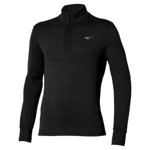 Mizuno Active Warmalite HZ Hardloopshirt Lange Mouwen Zwart Heren