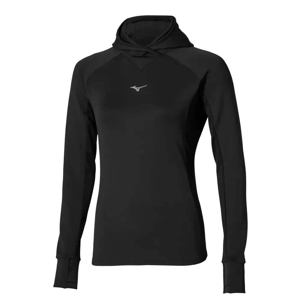 MIZUNO Active Warmalite HD Hardloopshirt Lange Mouwen Zwart Dames