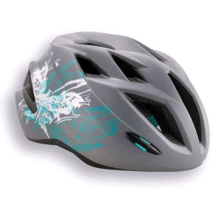 MET Gamer Butterfly Helm Grijs/Groen