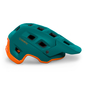 MET Terranova MTB Fietshelm Groen/Oranje