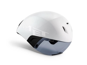 MET Codatronca Aero Fietshelm Wit/Zilver