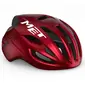 MET Rivale MIPS Race Fietshelm Rood/Metallic