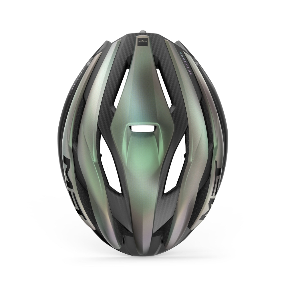 MET Trenta 3K Carbon MIPS Race Fietshelm Grijs/Zwart