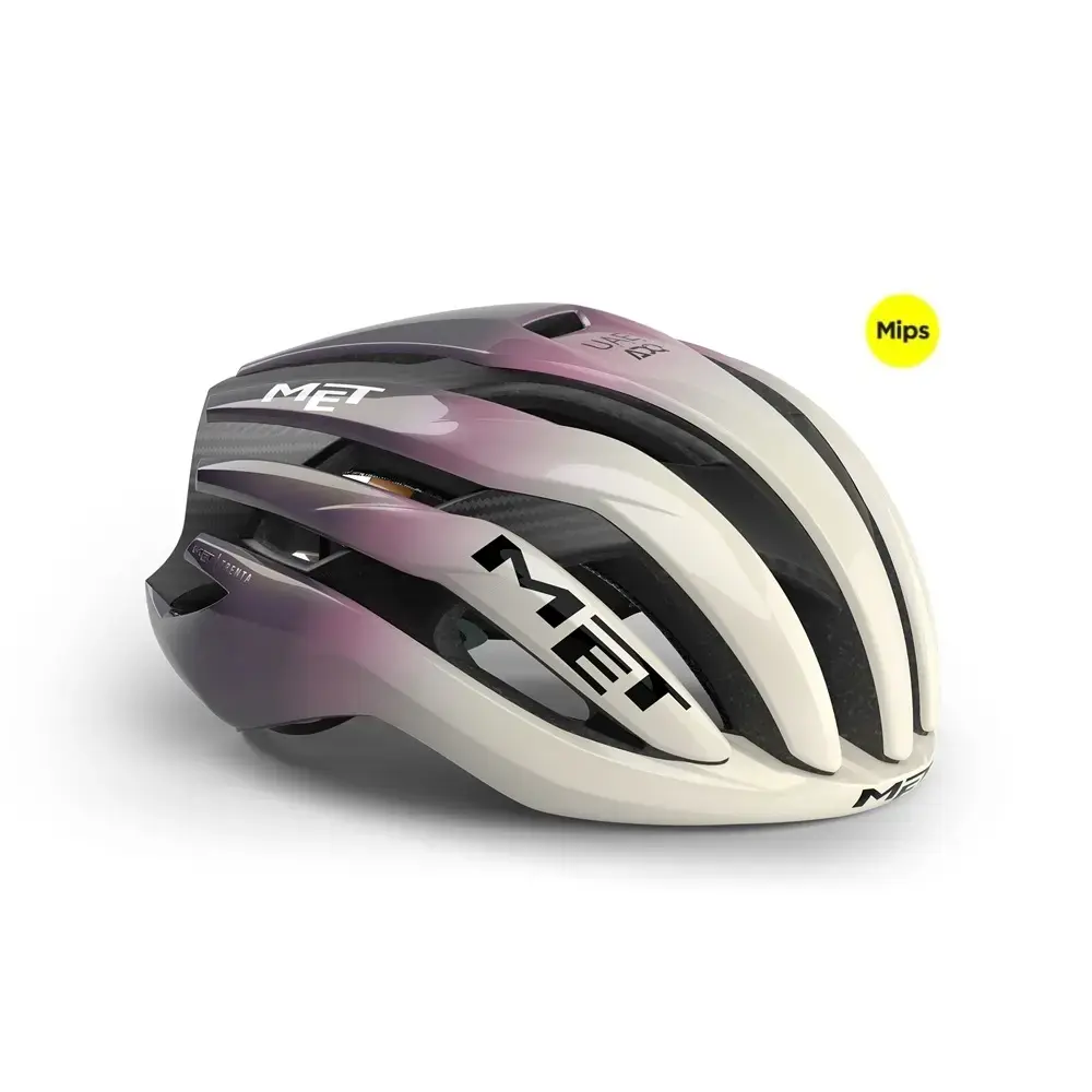 MET Trenta 3K Carbon MIPS UAE Team ADQ 2025 Race Fietshelm