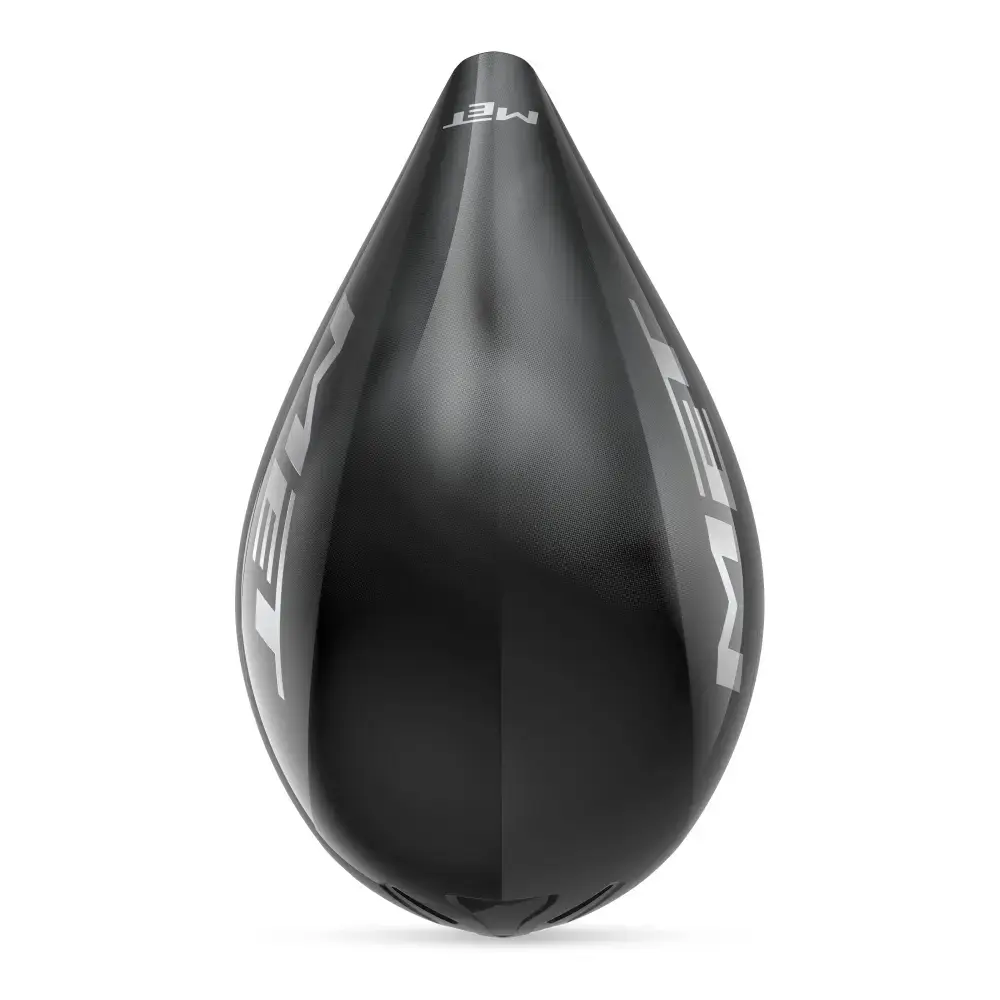 MET Drone Wide Body II Tijdrithelm Metallic Glossy Zwart