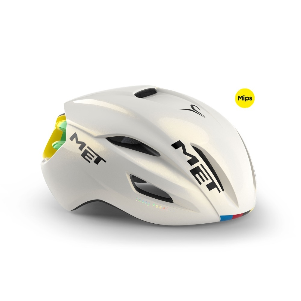 MET Manta MIPS Rainbow Limited Edition Wit/Multi