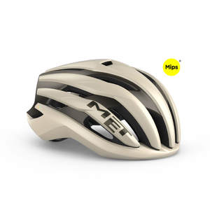 MET Trenta MIPS Race Fietshelm Mat Wax Wit