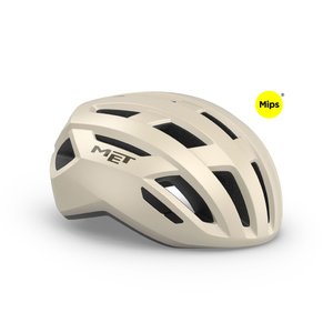 MET Vinci MIPS Race Fietshelm Mat Wax Wit