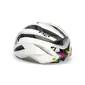 MET Trenta 3K Pogacar MIPS Race Fietshelm Wit/Rainbow