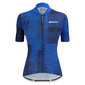 Santini Delta Kinetic Fietsshirt Korte Mouwen Blauw Dames