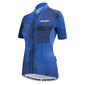 Santini Delta Kinetic Fietsshirt Korte Mouwen Blauw Dames