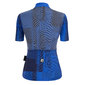 Santini Delta Kinetic Fietsshirt Korte Mouwen Blauw Dames
