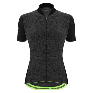Santini Colore Puro Fietsshirt Korte Mouwen Zwart Dames